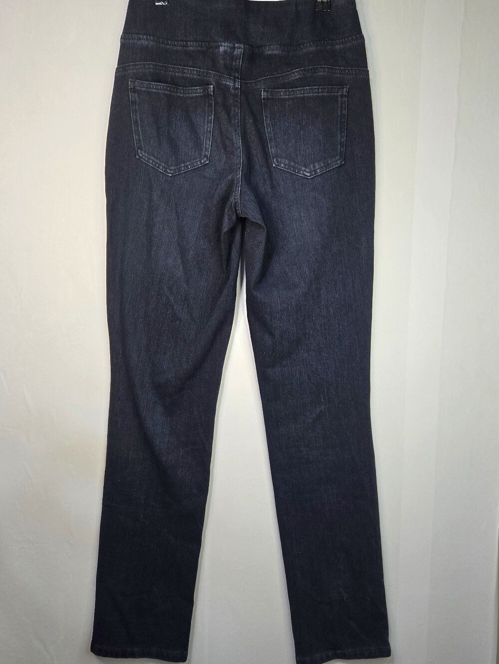BELLE By Kim Gravel Size 6T Women Stretch, Elastic Waist Dark Wash Jeans NWT - Picture 5 of 12